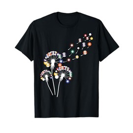 Dandelion Billiard Ball Shirt for Billiard Player Billiards T-Shirt