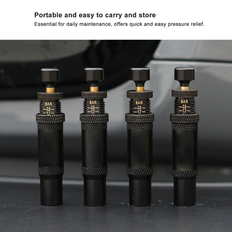 4pcs Automatic Air Vent Valve Exhaust Air Release Valve Compact