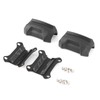 25mm/1in Motorcycle Bumper Guard Anti Drop Rubber Protector Universal Fit