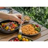 iBasingo 18.4cm Long Handle Titanium Fork Ultralight Outdoor Camping Cutlery
