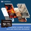 LinkMore 64GB MicroSDXC Card with U1/A1 / V10 / SD