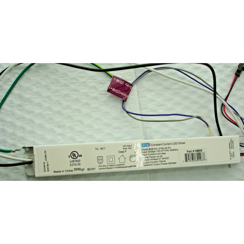 BQ 09009 Wet or Dry Constant Current Dimmable LED driver