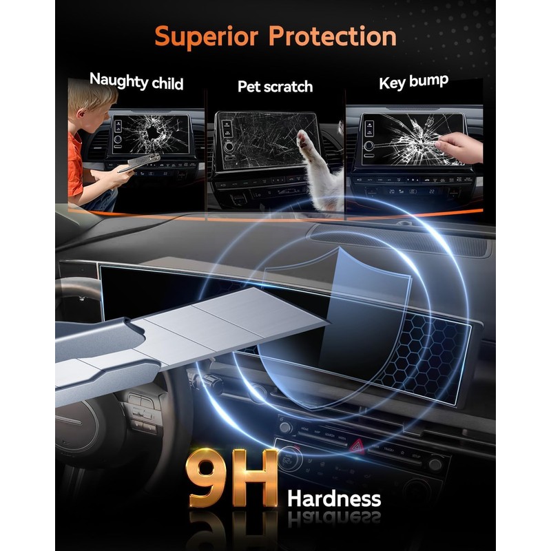 CDEFG For 2025 2026 Hyundai Santa Cruz Screen Protector -