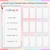 Perpetual Monthly Wall Calendar for Birthdays, Anniversaries & Special Dates