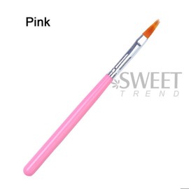 1pcs Nail Brush Pen UV Gel Gradient Bloom Nail Art Painting Wooden Handle Nylon Hair Black White Red Drawing Manicure Tool JI285, 02 Pink, 1pc, [01] Pink / 1pcs 네일 브러쉬 펜 UV 젤 그라디언트 블룸 네일 아트 페인팅 나무 손잡이 나일론 헤어 블랙 화이트 레드 그리기 매니큐어 도구 JI285, 02 Pink, 1개, [01] Pink