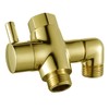 Brass Shower Diverter Valve for Handheld Shower Head and Fixed