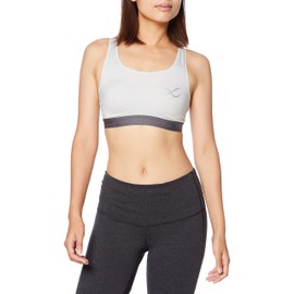CW-X HTY020 Women's Sports Bra, Protects Your Bust From Sways During Sports, Sweat Absorbent, Quick Drying, Training, Jogging, Dancing, Prevents Shaking and Shifting, Easy to Move, Wireless, SX L, SG, M