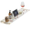 Bath Tray for Bathtub, NEWRAIN Luxury Bathtub Caddy Tray, 1