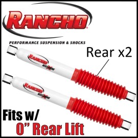 Rancho Rear Shock Absorbers fit 02-08 Dodge Ram 1500 Standard/Crew Cab w/0" Lift