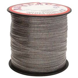 Rexlace Flaches Kunststoffband – Latexfreies Boondoggle Flechtband, mehrfarbig glitzernd, 0,092 Zoll breit, 0,035 Zoll dick, 100 Yards (91 Meter)
