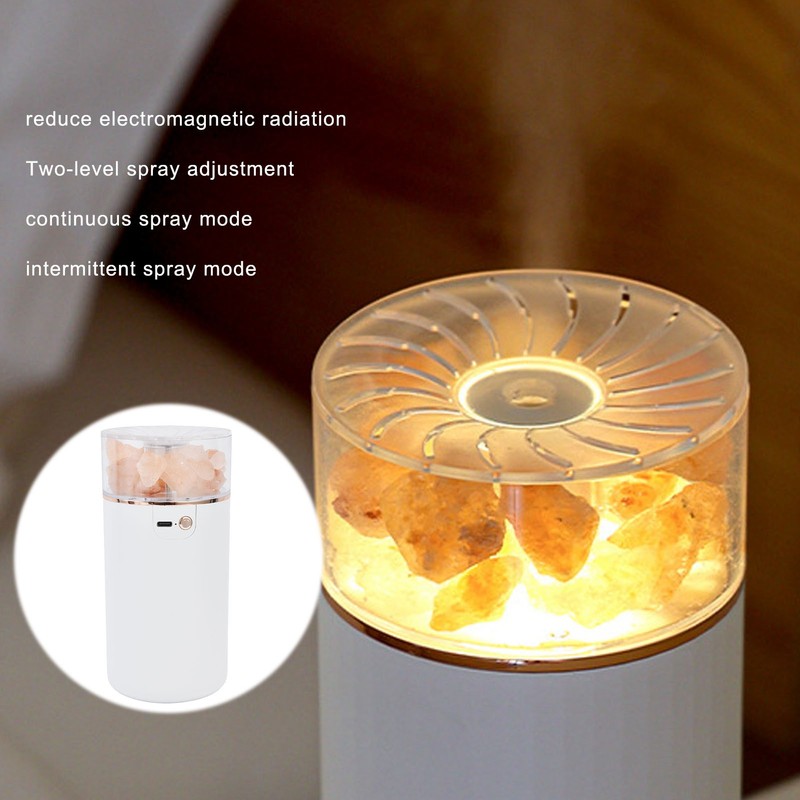 Salt Mine Humidifier Hydration Adjustable USB Charging Desktop Salt Mine