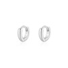Lansora Mini Tiny Huggie Hoop Earrings Top Upper Ear Cartilage