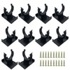 XXLKVSK 10 Sets Plinth Clips Plastic Bath Panel Clips Kitchen
