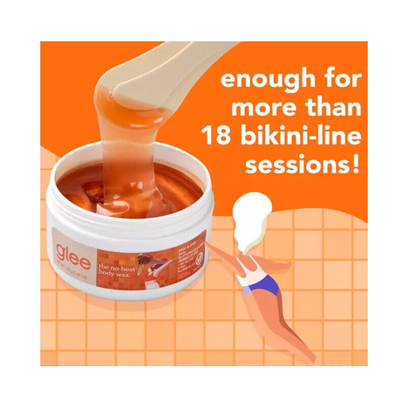Glee Caramel Body Wax Kit Complete Women Bikini Line Body
