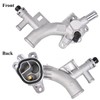 PANNUOSCS Thermostat Housing/Water Outlet Compatible with 2011-2020 Chevy Cruze Sonic
