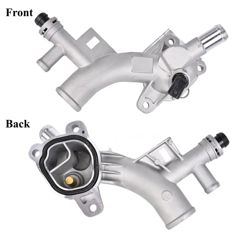 PANNUOSCS Thermostat Housing/Water Outlet Compatible with 2011-2020 Chevy Cruze Sonic
