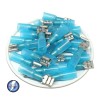 acdcwireandsupply 100 Blue Heat Shrink Marine FeMale QDC Crimp Connectors AWG 16-14 .250
