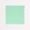 Meri Meri Sea Foam Green Large Napkins (Pack of 16)