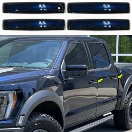 Torox 2021-2025 Ford F150 4dr Door Handle COVERS W/o SmartKeyholes HX ANTIMATTER BLUE
