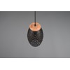 Reality Leuchten Bidar R31571080 Pendant Light Metal Black Matte /