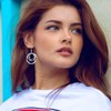 HAIXIAN Aesthetic Classic Infinity Linear Circles Boho Drop Earrings for