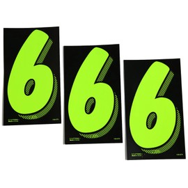 7 1/2 Green Chartreuse Pricing Numbers for Car Dealers 3 Dozen (# 6's)