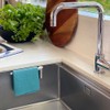 Ecovask Happy Sinks Magnetic Dishcloth Holder - Stainless Steel
