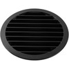 HVAC OV 10" Inch Black Round Aluminum Vent Cover -