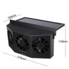 Solar Window Ventilation Exhaust Fan, Riloer Solar Car Ventilation Exhaust