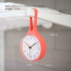 Mooas Loop Bathroom & Kitchen Clock, Waterproof Hanging Clock with