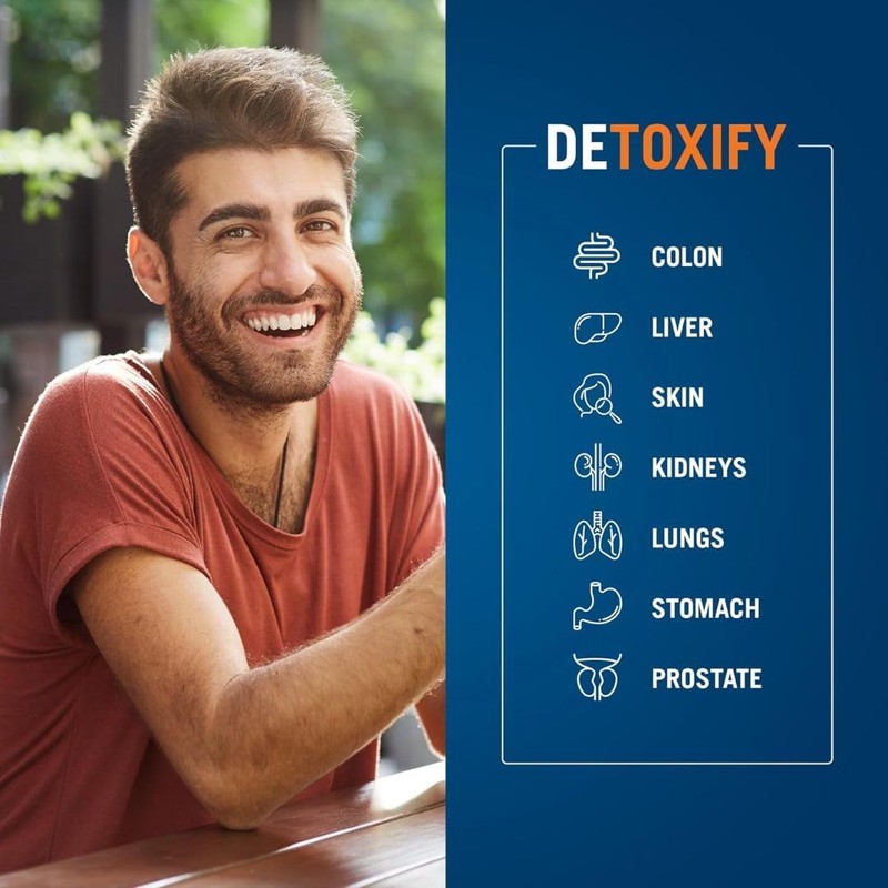 The Cleaner Detox, 52 Capsules, Powerful 7-Day Men Formula, Complete