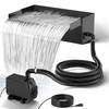 NFESOLAR Pond Waterfall Spillway Kit for Outdoor Pond up to