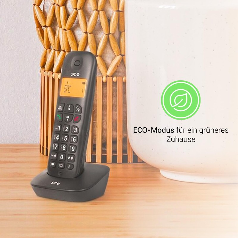 SPC Air - Cordless Landline Phone with Illuminated Display, Caller