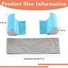 AUSTYLCO Wheelchair Lateral Support Cushion, Blue, Modern Style, Pillow Back,
