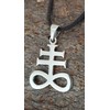 Kiss of Leather Leviathan Cross Pendant 925 Sterling Silver No.