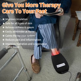 DGYAO Red Light Therapy Foot Red & Infrared Light Therapy Foot Pad (Single)