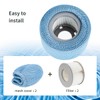 YanBan Replacement Filter Kit Compatible with Mspa Hot Tubs -