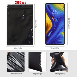 Sanitary Napkin Disposal Bags, 200 PCS Tampon Disposal Bags Feminine Black Opaque Bags Personal Disposal Bags for Tampons,Sanitary Pads,Sanitary Liners