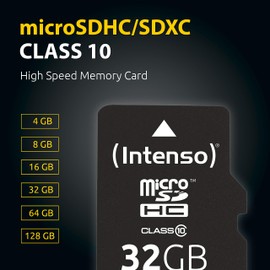 Intenso Micro SDHC memory card