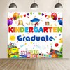Kindergarten Graduation Backdrop Preschool Congrats Grad Graduate Party Photography Background