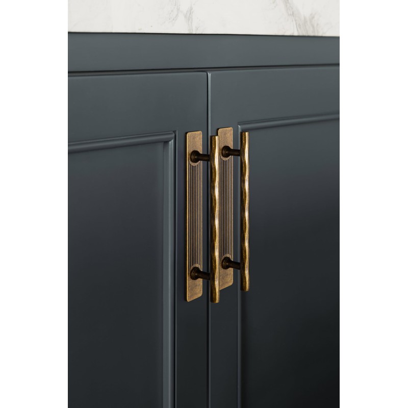 Goo-Ki 2 Pack Cabinet Handles Drawer Pulls with Backplate/Spacer, 7.56"
