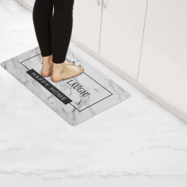Custom Kitchen Floor Mat Full PVC Rug for Kitchen Household Waterproof Comfortable Anti Fatigue Floor Matssize: 20'*30', color: Brown