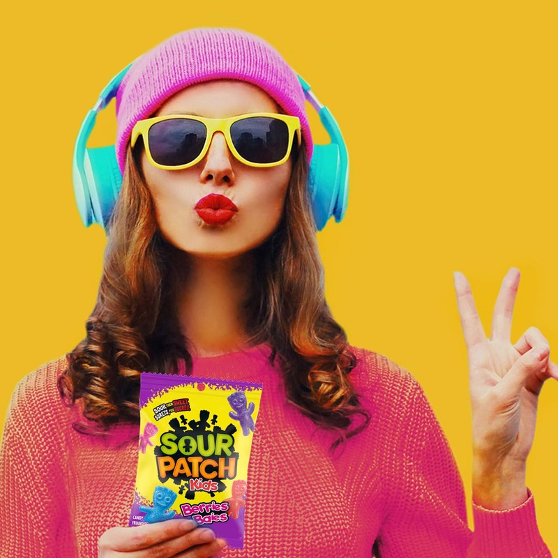 Maynards Sour Patch Kids, Berries, Candy, 150g/5.25 oz., Imported from