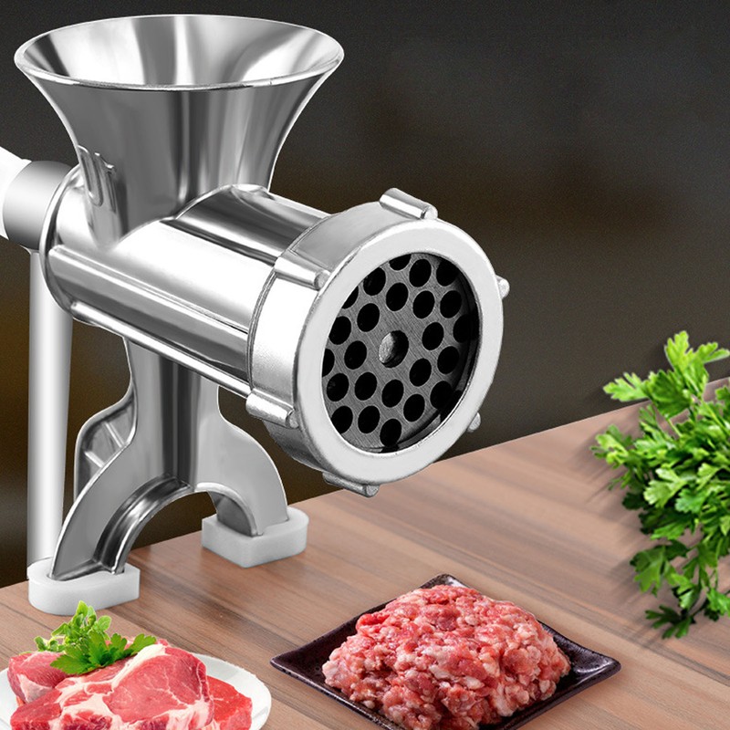 Household Aluminum Alloy Manual Sausage Meat Grinder Pepper Spice Grinding