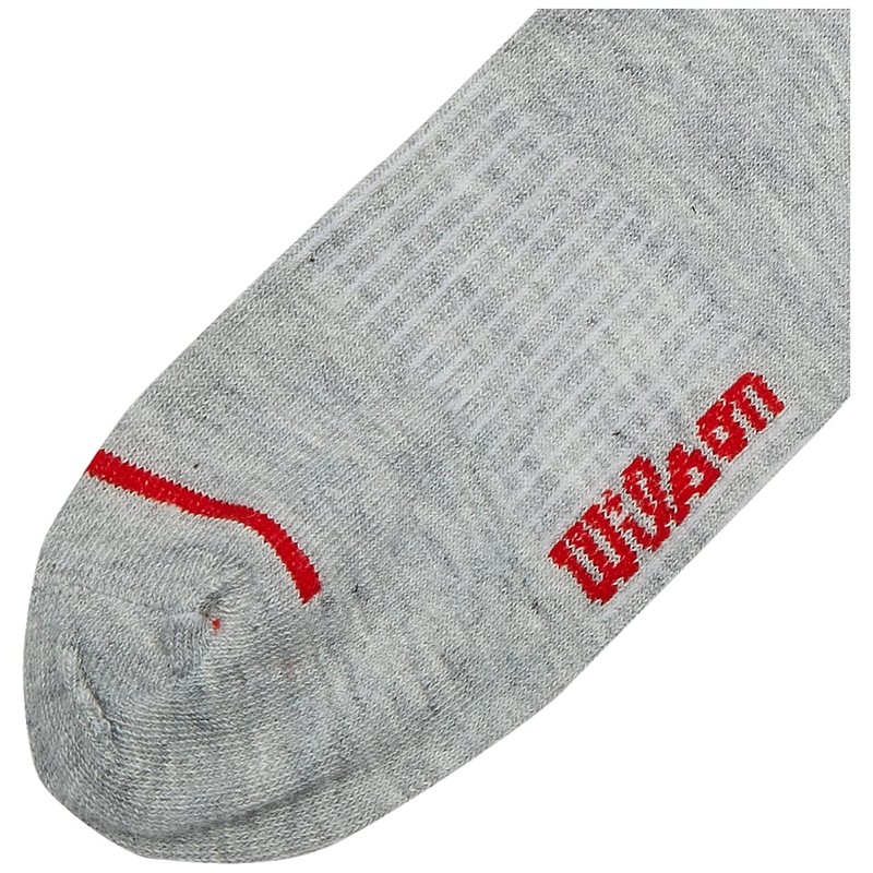 Wilson 10 Piezas Calceta para Hombre, Color Gris, Talla Única,