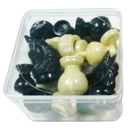 Thai Shogi Mark Look Makruk Thai Miscellaneous Goods Tie Chess Board Game (Black)