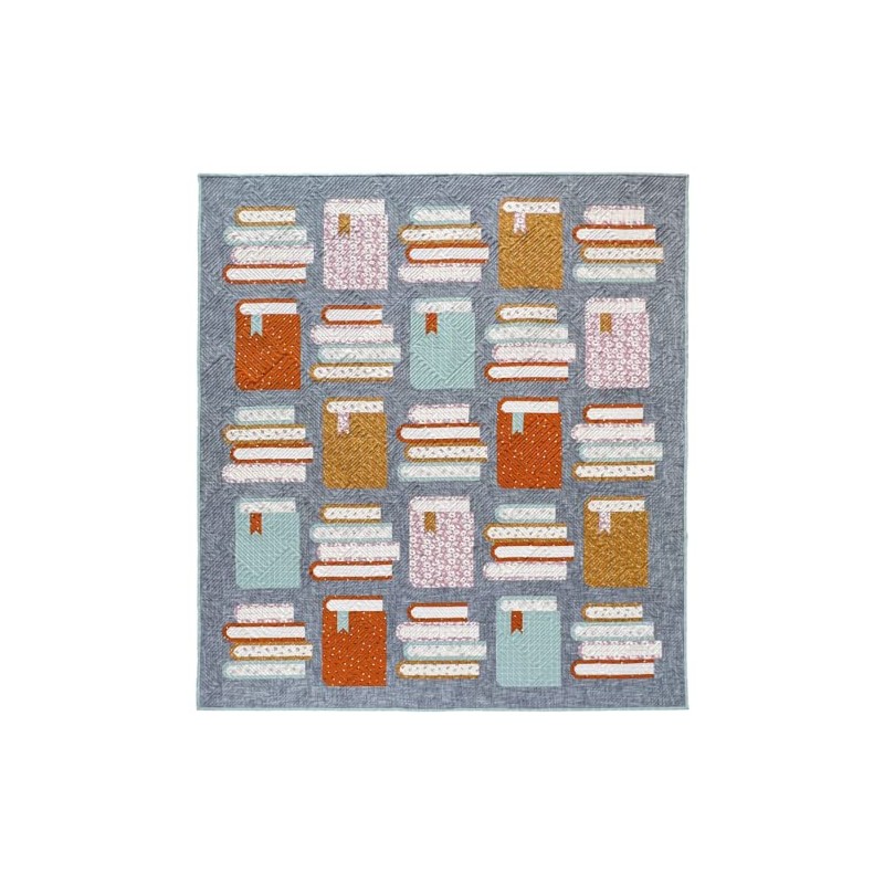 Pen and Paper Patterns Book Nook Quilt Pattern, Multiple