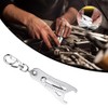 SEIWEI 2PCS Portable Precise Thread Size Checker Keychain, Bolt Size