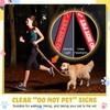 Tallew 2 Pcs Reflective Dog Leash Sleeve Do Not Pet