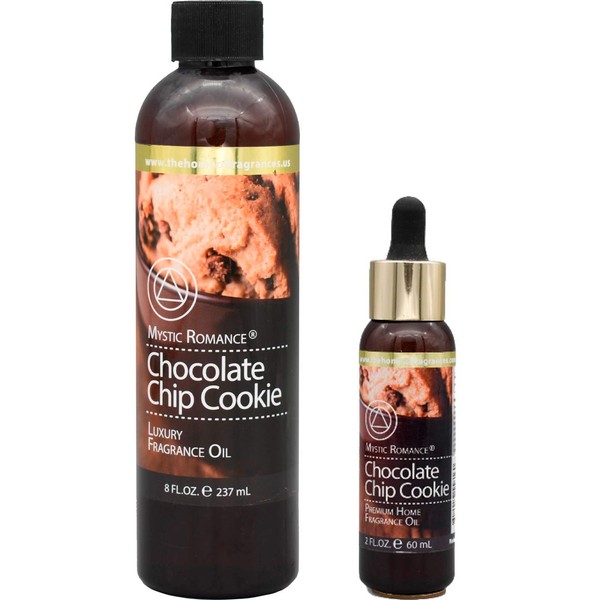 Chocolate Chip Cookie 8oz and 2oz Fragrance Oil Set (Two Bottles, one with Dropper)